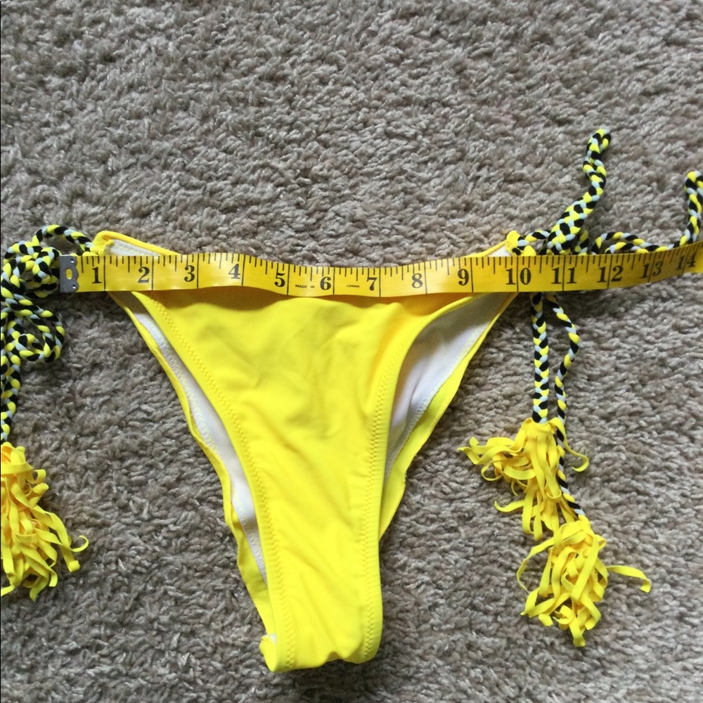 π₯π₯HOST PICπ₯π₯ SHEIN Yellow Frilly Bikini - Picture 7 of 16
